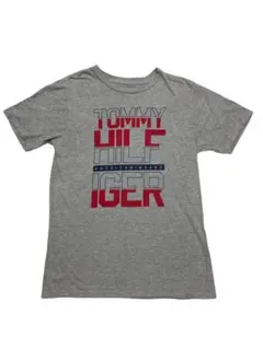 美品 TOMMY HILFIGER グレー Tシャツ メンズ XL 夏
