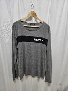 【✨お買い得✨】REPLAY　リプレイ　ロンT　L