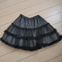 フォーマルスカート/レースリボン130cm/入学/卒園/発表会のサムネイル