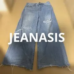 JEANASIS ワイドレッグ デニムパンツ