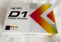 未使用　HONMA D1 ゴルフボール マルチカラー 2ダース(24個)のサムネイル