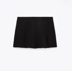 ZARA ボックスプリーツ入りスカンツ