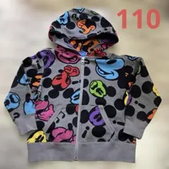 ディズニーリゾート　ミッキー フード付きパーカー　110センチ