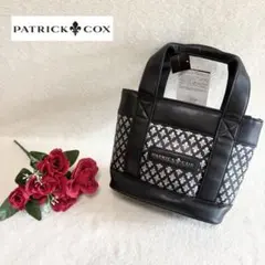 ✨新品タグ付き PATRICK COX 総ロゴ柄 ゴルフラウンドバッグ
