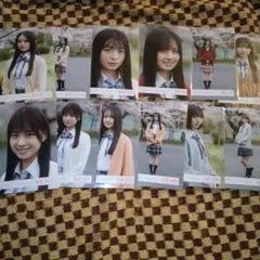 櫻坂46 四期生お披露目制服 生写真 12枚まとめ