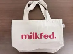 【美品】milkfed. キャンバスミニバック