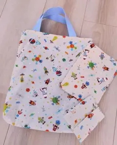 ハンドメイド　宇宙　UFO柄　入園　入学　3点セット　まとめ売り　男の子