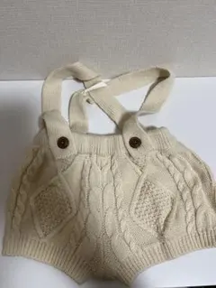 アイボリー ケーブルニットロンパース 70 ブランシェス　BRANSHES