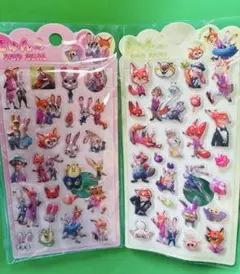 最終在庫！ズートピア2 シール2枚セット