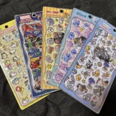 プチドロップステッカー スティッチ　トムとジェリー ルーニーテューンズ