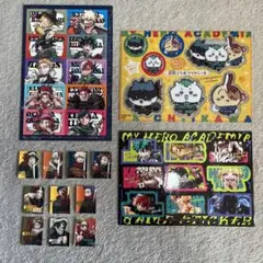 【まとめ売り】ヒロアカ 最強ジャンプ ステッカー 十傑　ちいかわクリアシートなど