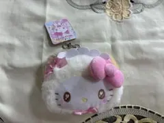 ハローキティ ミケ リール付きパスケース