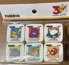 3COINS 포켓몬 30周年 ミニフードコンテナ 6個セット スリコ