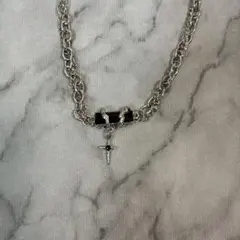 ネックレス 十字架 シルバー y2k かっこいい