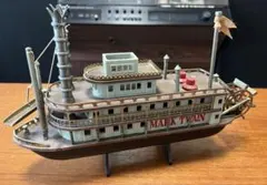 蒸気船マークトウェイン号型　ラジオ(動作品)のサムネイル