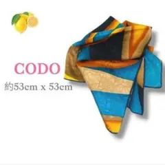 3『スカーフ』ショート 光沢 首巻き 幾何学模様 マルチカラー レディース