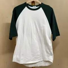 [GU]Tシャツ　オーバーサイズTシャツ　ラグランスリーブカットソー