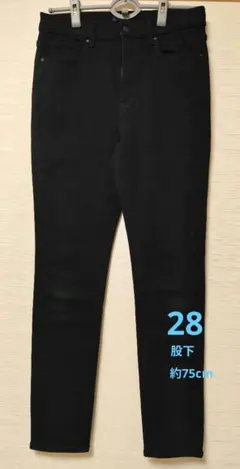 UNIQLO ヒートテックウルトラストレッチスリムストレートジーンズ 28インチ