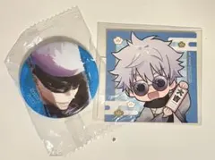 五条悟 特典 缶バッジ ステッカー まるくじ