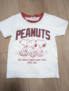 PEANUTスヌーピー Tシャツ 　100cm