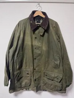 バブアー ビューフォート オイルドジャケット C46 緑古着