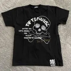 LIPSTAR 半袖 Tシャツ ブラック スカルプリントのサムネイル
