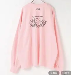 新品　ローリーズファーム　ちいかわロンT ピンク