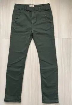 ZARAキッズ　デニム ジーンズ152cm カーキ　スリム