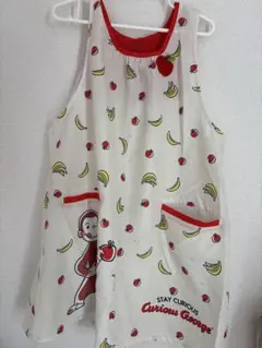 保育士おさるのジョージエプロン