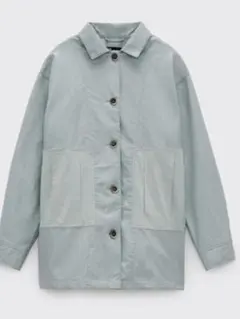 ZARA ボタンフロント ジャケット. カバーオール