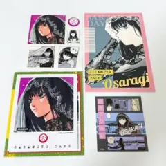 サカモトデイズ 箔押しポストカード ステッカー 大佛セット