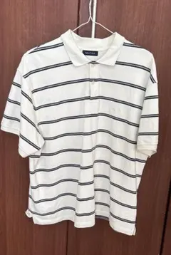 NAUTICA ボーダー ポロシャツ