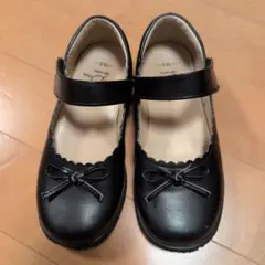 リボン付き ブラックフォーマルシューズ 18.0cm