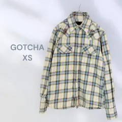 GOTCHA チェックシャツ　小さいサイズ　カジュアル　春秋　羽織りにのサムネイル