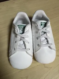 adidas Stan Smith ベビーシューズ ホワイト/グリーン