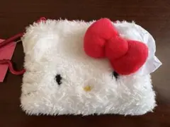 ハローキティ モコモコポーチ