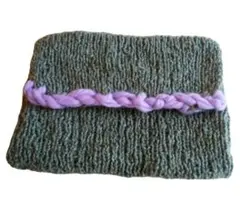 ★ニット★ポーチ★ハンドメイド★パープル