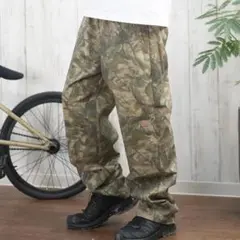 dickies バギー ダブルニー リアルツリー柄