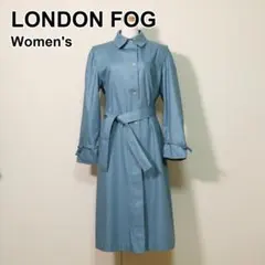 70s LONDON FOG スプリングコート 8 ライトブルー ベルト付き