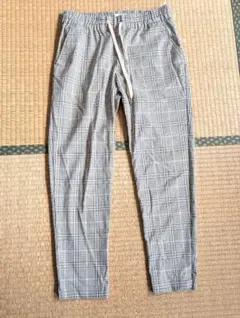 【H&M】チェック柄 カジュアルパンツ EUR 36