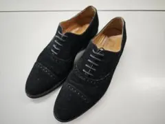 Jalan Sriwijaya ヌバック ドレスシューズ ブラック 43のサムネイル