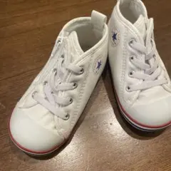 コンバース　オールスター　ベビーシューズ　14.5センチ 白　ホワイト