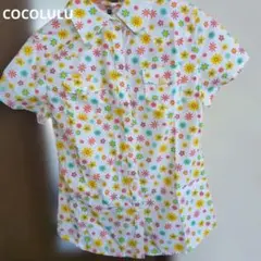 COCOLULU 花柄半袖シャツ　Мサイズのサムネイル