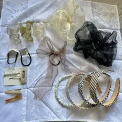 ヘアアクセサリー　まとめ売り　18点