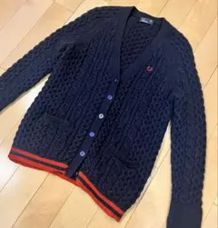 FRED PERRY / フレッドペリー ウール ニット カーディガン (38)