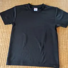 United Athle 4.1oz ドライTシャツ 140サイズ 無地ブラックのサムネイル
