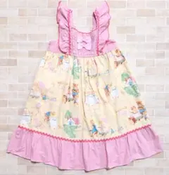 シャーリーテンプルくまちゃんワンピース美品サイズ110 ♡New Arrival News♡マリンしろくまプリントシリーズ発売の