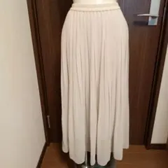 最終再値下げ美品UNIQLO（ユニクロ）シフォンロングプリーツスカート♡Мサイズ
