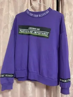 Lovetoxic 紫 スウェット トレーナー 150cm Mサイズ