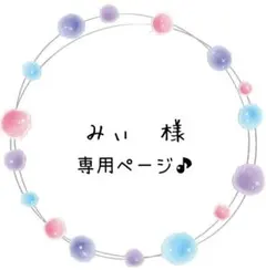 みぃ　様専用ページ♪